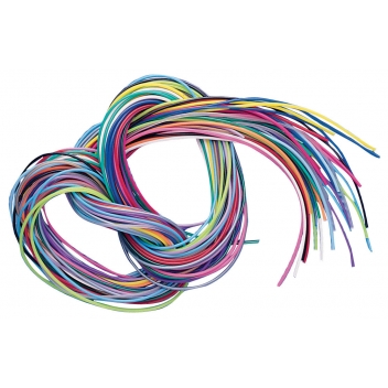 4216 - 3700443542163 - MegaCrea DIY - Scoubidous 1 m Assortiment de 20 pièces - 4