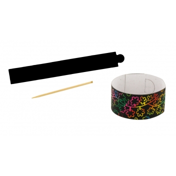 8164 - 3700443581643 - MegaCrea DIY - Bracelets à gratter 23 x 3 cm 4 pièces - 7