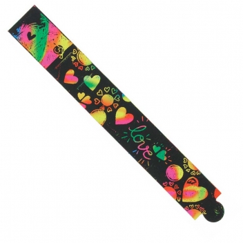 8164 - 3700443581643 - MegaCrea DIY - Bracelets à gratter 23 x 3 cm 4 pièces - 6