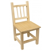 Chaise d'enfant en bois 47 x 24 cm