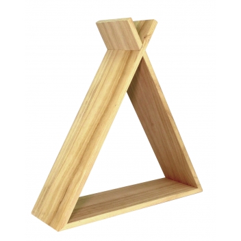 7143 - 3700443571439 - MegaCrea DIY - Etagère tipi en bois 35 x 35 x 10 cm - 3