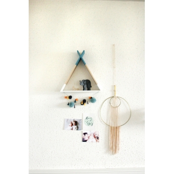 7143 - 3700443571439 - MegaCrea DIY - Etagère tipi en bois 35 x 35 x 10 cm - 2