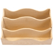 Range-courrier en bois 25 x 15 x 13 cm