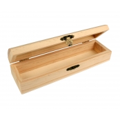 Coffret en bois pour stylos 20 x 5,5 x 4,3 cm