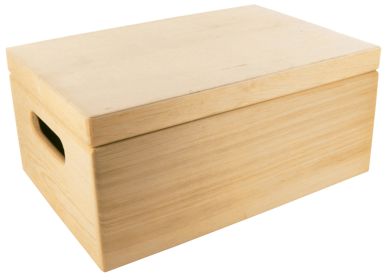 Inachevée Boîte de rangement en bois pin 20x14.5 x11.5 cm rn123