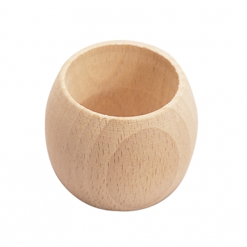 7605 - 3700443576052 - MegaCrea DIY - Rond de serviette Bois Ø 4,5 x 4 cm