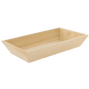 7194 - 3700443571941 - MegaCrea DIY - Plateau en bois bords inclinés 22 x 13 x 4 cm