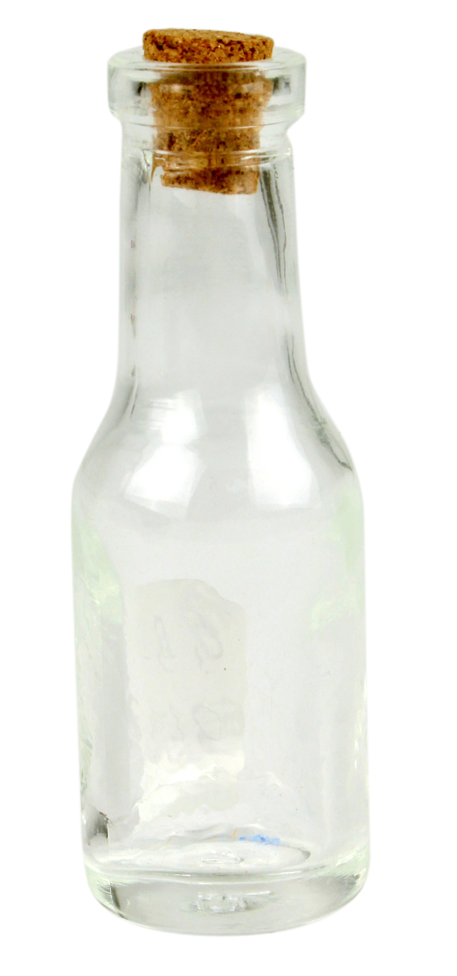 Fioles en verre avec bouchon en liège 6 x 1,7 cm 2 pièces ref 2517