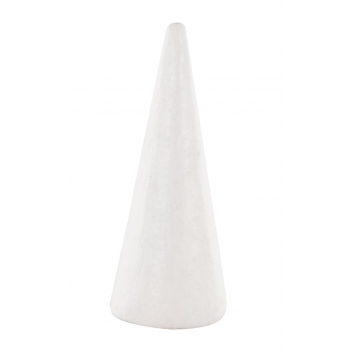 8019 - 3700443580196 - LePolystyrène - Cône en polystyrène 19 x 7 cm - 2