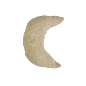 Lune en coton naturel à customiser 11 x 9 cm