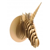 Maquette en carton à assembler Trophée Licorne 25x40x28 cm