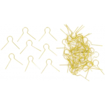 4209 - 3700443542095 - LePolystyrène - Attaches en métal pour boule polystyrène 20 pièces