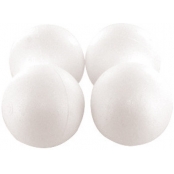 Boules en polystyrène 7 cm Lot de 4 pièces