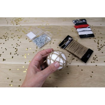 8074 - 3700443580745 - LePolystyrène - Boules en polystyrène 7 cm Lot de 4 pièces - 3