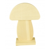 Jouet en bois Champignon 13 x 9 x 4 cm