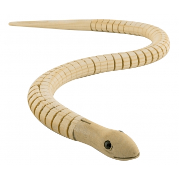 7003 - 3700443570036 - MegaCrea DIY - Jouet en bois articulé Serpent 48 x 2 cm - 3