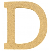 Lettre en bois MDF 5 x 1,2 cm Alphabet lettre D