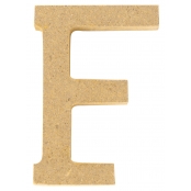 Lettre en bois MDF 5 x 1,2 cm Alphabet lettre F