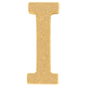 Lettre en bois MDF 5 x 1,2 cm Alphabet lettre I