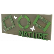 Lettre en bois MDF 5 x 1,2 cm Alphabet lettre N