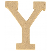 Lettre en bois MDF 5 x 1,2 cm Alphabet lettre Y