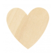 Coeurs en bois de 1,5 à 3,5 cm 30 pièces