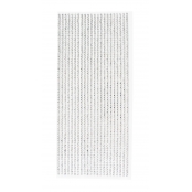 Stickers strass faceté argent 0,4 cm en bande 30 cm
