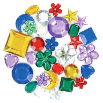 2226 - 3700443522264 - MegaCrea DIY - Strass multi mix multicolores 0,8 à 2 cm 204 pièces