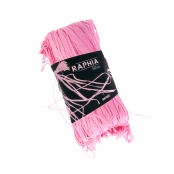 Raphia naturel Rose 50 g