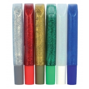 Colle pailletée tube 10,5 ml Assortiment 6 pièces