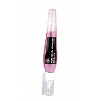 9013 - 3700443590133 - MegaCrea DIY - Stylo précision poudre de paillette rose 10 g