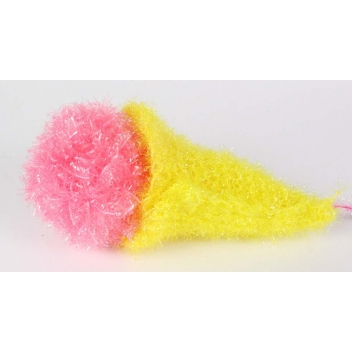 4709 - 3700443547090 - MegaCrea DIY - Laine abrasive 8 mini pelotes et 2 crochets Idéal pour éponge - 3