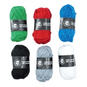Laine Assortiment de couleurs classiques 6 pelotes