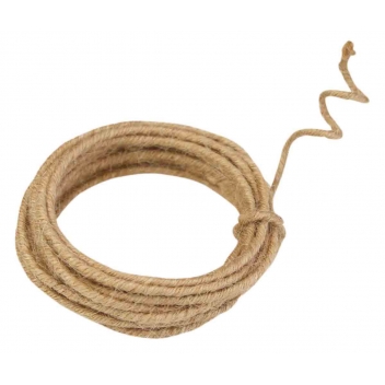 4550 - 3700443545508 - MegaCrea DIY - Cordon de jute armée naturel 0,2 cm x 3 m