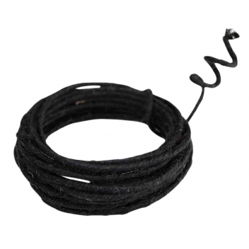 4551 - 3700443545515 - MegaCrea DIY - Cordon de jute armée noir 0,2 cm x 3 m
