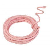 Cordon de jute armée rose 0,2 cm x 3 m