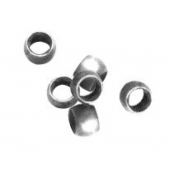 Perles à écraser rondes 2 mm Argenté 150 pièces