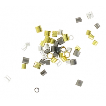 1197 - 3700443511978 - MegaCrea DIY - Perles à écraser tube 1,5 à 2 mm Assortiment 180 pièces