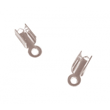 1176 - 3700443511763 - MegaCrea DIY - Embout à plier 8 mm Argenté 50 pièces