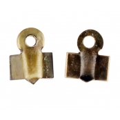 Embout à plier 8 mm laiton 50 pièces