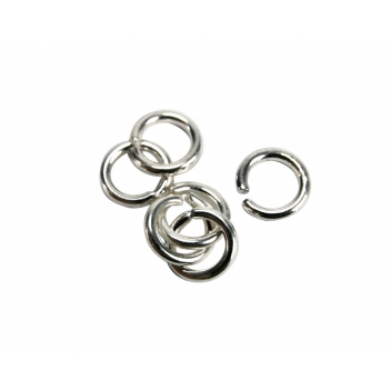 1147 - 3700443511473 - MegaCrea DIY - Anneaux brisés ronds 7 mm Argenté 100 pièces - 2