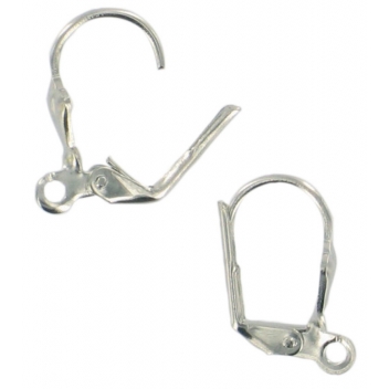 1281 - 3700443512814 - MegaCrea DIY - Boucles d\'oreille dormeuses 18 mm Argenté 4 pièces