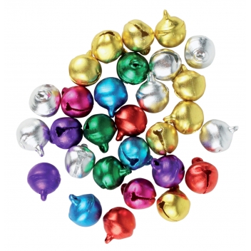3025 - 3700443530252 - MegaCrea DIY - Grelot / Clochette 1 cm Assortiment 30 pièces - 2
