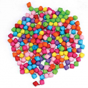 4680 - 3700443546802 - MegaCrea DIY - Perles pour enfant rondes et colorées 0,8 cm 275 pièces - 2