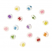 Perles pour enfant lettres rondes 0,3 cm 373 pièces