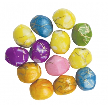1514 - 3700443515143 - MegaCrea DIY - Perles pour enfant marbrées 1,4 x 1,5 cm 33 pièces - 2