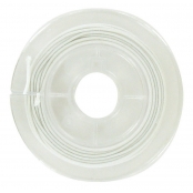 Fil élastique gainé blanc 1 mm x 5 m
