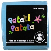 Pâte polymère à modeler Patati Patata Bleu clair 50 g