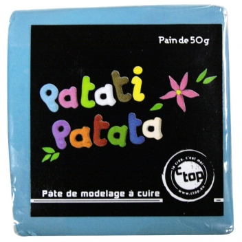 9803 - 3700443598030 - MegaCrea DIY - Pâte polymère à modeler Patati Patata Bleu clair 50 g - 5