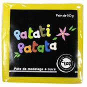 Pâte polymère à modeler Patati Patata Jaune 50 g